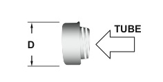 Panel Connector w/ Box Nut - Diagram